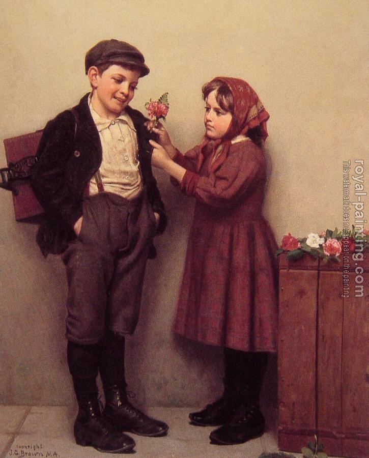 John George Brown : The button Hole Posy